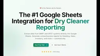 GCleaner Demo: How to export data from SMRT & SPOT to Google Spreadsheets.