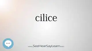 cilice - Smart & Obscure English Words Defined 🗣🔊