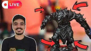 Pintando Mini do Caramunh&atilde;o/Balrog??? - Luc&atilde;o 3D Craft