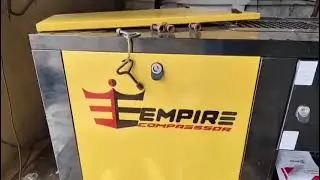 30 hp PM set installation under process @ reputed oil brand. #screwcompressor