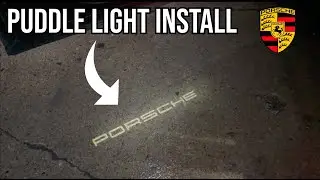 Установка подсветки под дверями на Porsche Macan S