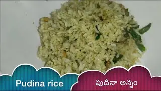 Pudina Rice Recipe | A Refreshing Twist on Fragrant Basmati Rice | పుదీనా రైస్