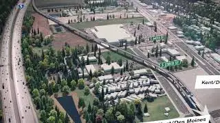 Federal Way Link Extension Flythrough (May 2018)