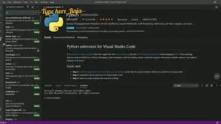 How to install Python Jinja extension in VS Code editor
