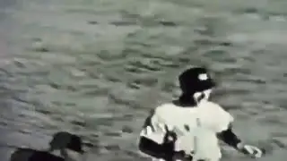 Joe Dimaggio Hits Last Home Run 1951 Polo Grounds