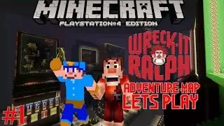 Minecraft PS4 Wreck It Ralph Adventure Map #1 