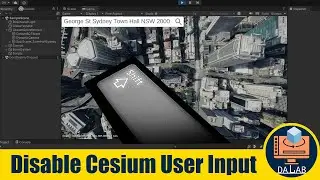 Enable and Disable Cesium User Input in Unity