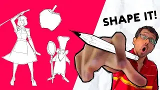 SHAPES ARE EVERYTHING, NEVER SKIP 'EM. | Art Tips Ep.4