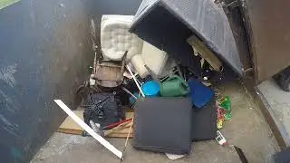 Compactin furniture #garbagecompactor #garbageman #trashman #dumpman23 #viralvideo #compactor #views