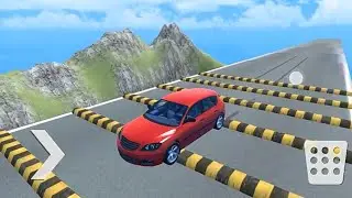 CAR SPEED BUMP CAR DRIVING SIMULATOR GAME VERY DANGEROUS DRIVING HIGH'SPEED STUNT