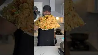 Жареный рис в стиле каджун #recipesbyaldenb #friedrice #cajun