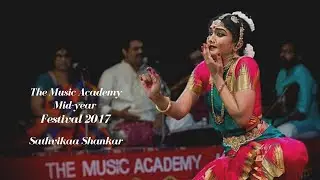 Bharathanatyam by Sathvikaa Shankar | Music Academy Mid-Year Festival 2017 | Indian Classical Dance