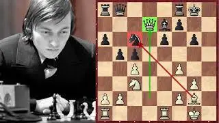 Karpov, jenž si na chv&iacute;li vypůjčil Talovu du&scaron;i ( Karpov vs Topalov 1994)