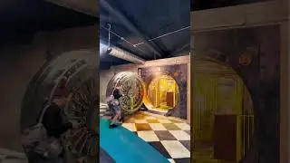 Full Process Making 3D illusion by Mark Rox in Barcelona🇪🇸 #mural #painting #shrots #viral #creative