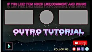 FILMORA 9 | HOW TO CREATE AN OUTRO VIDEO | END SCREEN TUTORIAL#2