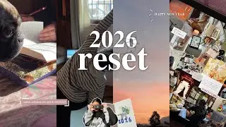 2026 reset vlog 🌸 getting back into routine, reflections, new goals & vision board