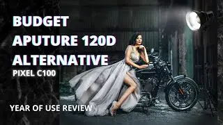 Budget Video Light for Studio Filming Product Photography- PIXEL C100 - Aputure 120D Killer