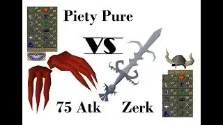 Maxed AGS Zerker VS 60 Atk Piety Pure