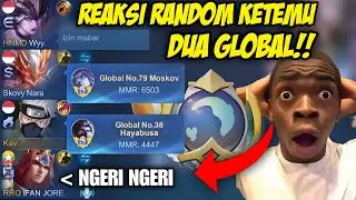 REAKSI KOCAK RANDOM ON MIC KETIKA SATU TIM DENGAN GLOBAL HAYABUSA DAN GLOBAL MOSKOV 