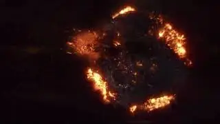 Destruction of the planet of Ilum (Star Wars Episode VII: The Force Awakens)