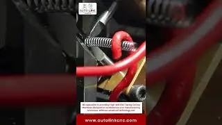 CNC Spring Coiling Machine Demo | Autolink SC Series at Work!