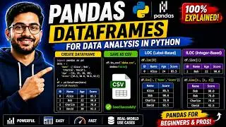 Part6-Learn Pandas in One Session | CSV Reading, Filtering & Data Analysis