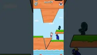 Save From Monster 💀 Funny Game Level 😄#671 #shorts #shortsfeed #slicetosave #gaming #gameplay #viral