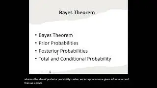 Bayes Theorem Lecture