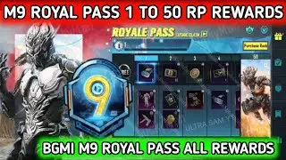 M9 royal pass rewards 🔥 Bgmi m9 royal pass 1 to 50 rp rewards 🔥 m9 royal pass leaks 🔥 m9 royal pass