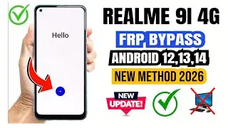 Realme 9I (Rmx3491) Frp Bypass Android 12,13,14 // Without Pc 2026 // New Method 100% Working 