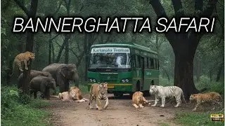 Bannerghatta National Park / Jungle Safari🦁😳 / Bannerghatta Safari Vlog / Malayalam #bannerghatta 