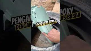 Pengamplasan Epoxy Primer Dengan Metode Air, Agar Amplas Awet dan Halus #amplas #pengecatan #repaint