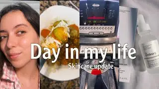 Day in my life: cook with me, gym, skincare update