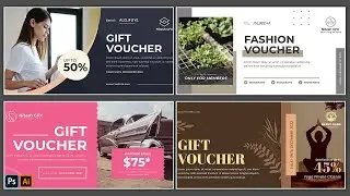 Gift Voucher Template Free Download || Nitesh GFX ||