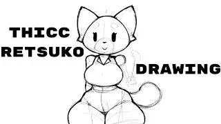 Thicc Drawing Retsuko from Aggretsuko - Part 2 || Aggretsuko