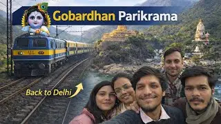 Gobardhan ki Parikarma lagai aur nikal liye ghar k liye 🙂🙂