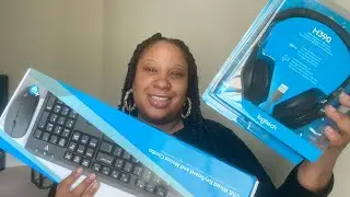Unboxing my work from home office supplies /equipment #workfromhome  #officesupplies