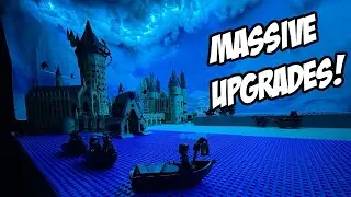 Масштабные улучшения для кастомной модели Хогвартса из LEGO!