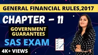 PC8 |GENERAL FINANCIAL RULES,2017 | Ch-11 Government Guarantees in Hindi