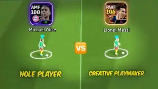 HOLE PLAYER VS CREATIVE PLAYMAKER Explained - Efootball 2025 Mobile