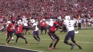 Side Angle Replay Of Aaron Green's Game-Winning, Fourth Down Touchdown Catch in TCU's Last-Minute