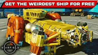 STARFIELD: GET THE WEIRDEST SHIP FOR FREE | How to Get UC Prison Shuttle For Free Complete Guide