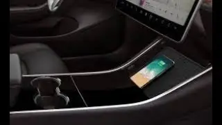 Настройка беспроводной зарядки телефона Tesla Model 3