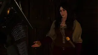 The Witcher 3: Wild Hunt Geralt and Tomira flirt