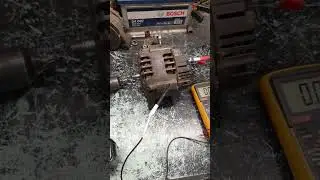 Test Generator de curent pe Magneți permanenți!