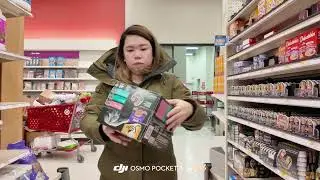 A little Target run on a snowy night🥶😁❄️ #target #targetrun 