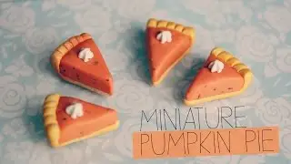 POLYMERCLAY: Miniature Pumpkin Pie