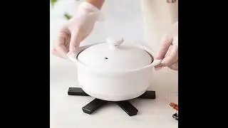 Foldable Pan Mat Sturdy Heat Resistant - ABS Heat insulated Anti slip - Anti scald Pot Placemat