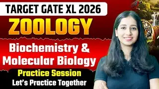 GATE  XL PYQ Questions Practice I Biochemistry and Molecular Biology Question Practice GATE XL 2026