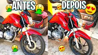 COMO REBAIXAR A FRENTE DA CG 160🔥ficou perfeito🔥
